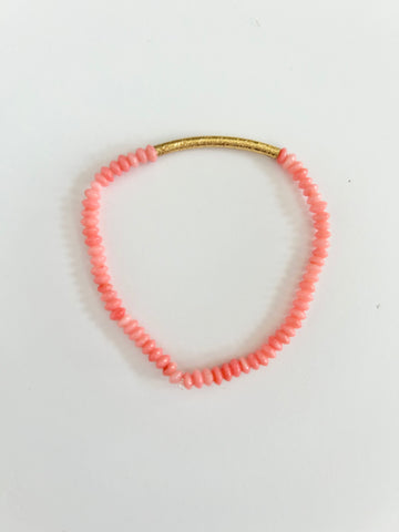 Siesta Key Bracelet in Coral