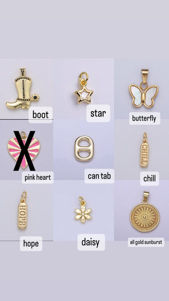 Build Your Own Charm Bracelet Charms