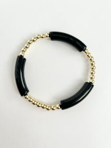 Black & Gold Jingle Bracelet