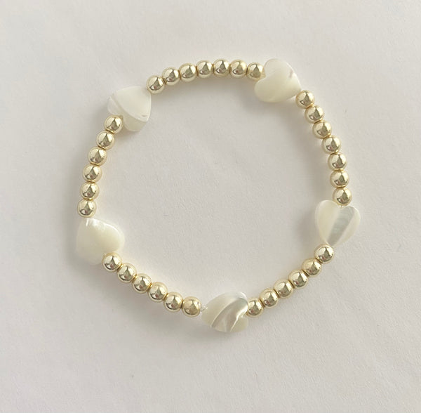 The Goldie with Hearts Bracelet